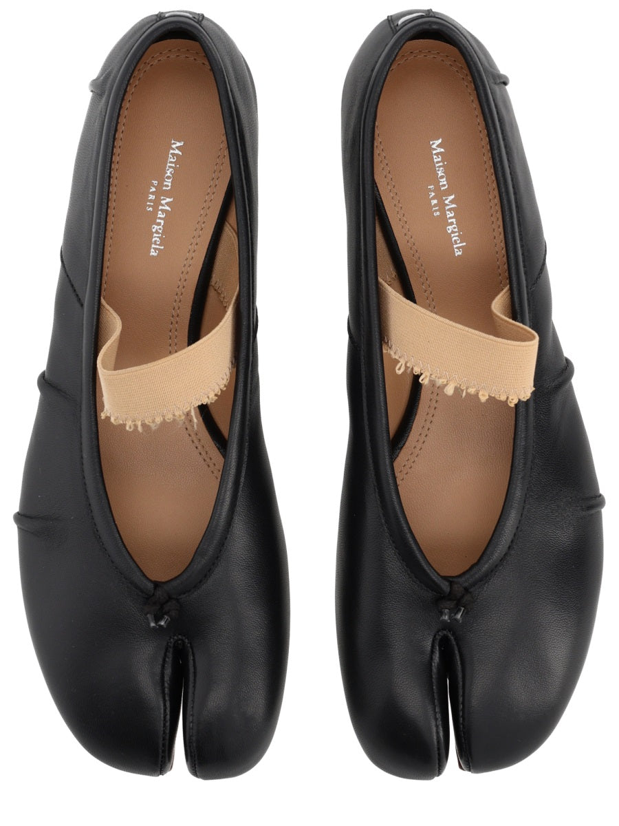 MAISON MARGIELA Elegant Leather Mini Flats for Women