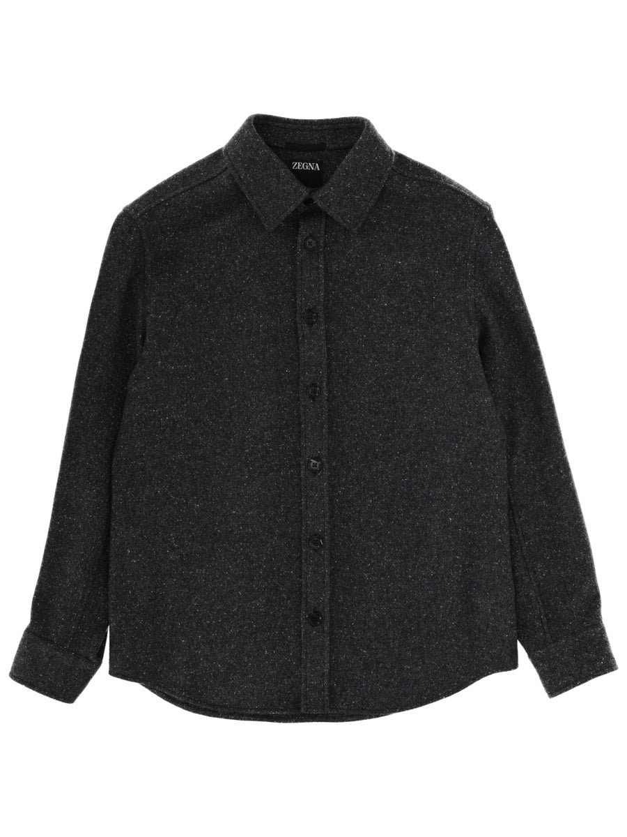 ZEGNA Luxurious Cashmere-Silk Blend Shirt