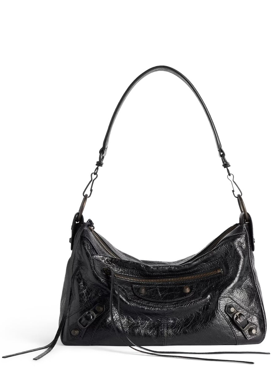 BALENCIAGA Mini City Moto Handbag