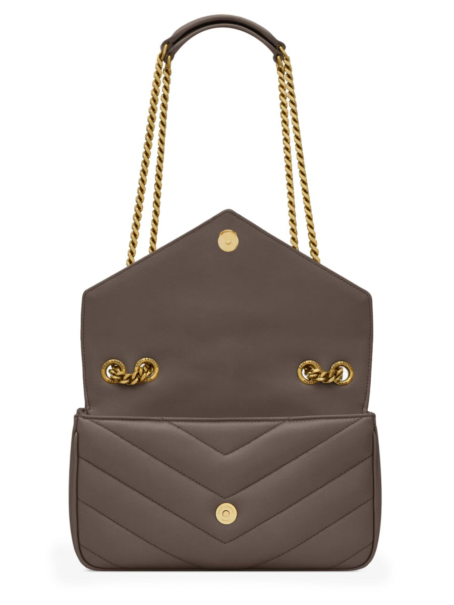 SAINT LAURENT Mini Lamb Leather Handbag