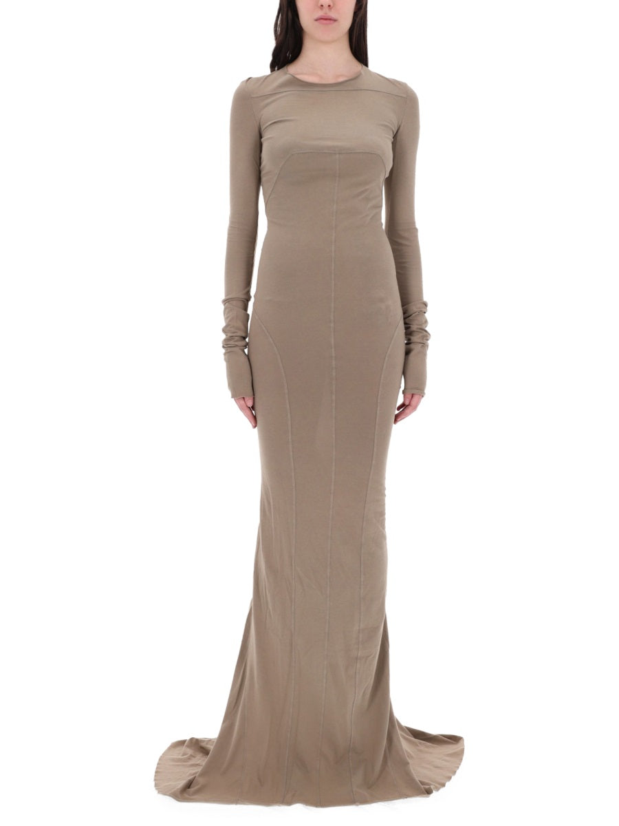 RICK OWENS DRKSHDW Cotton Mini Dress for Women - FW25 Collection