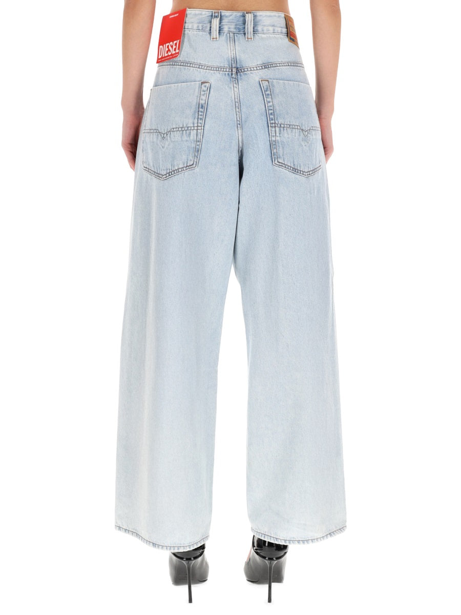 DIESEL Unisex 100% Cotton Denim Jeans - FW25 Collection