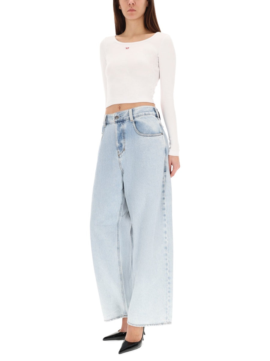 DIESEL Unisex 100% Cotton Denim Jeans - FW25 Collection