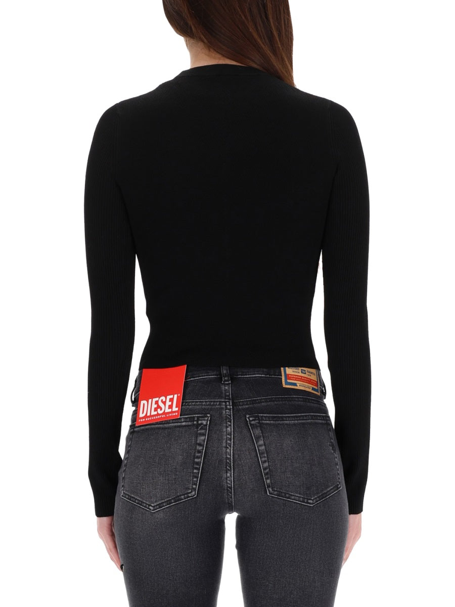 DIESEL Women's Round Neck Logo T-Shirt