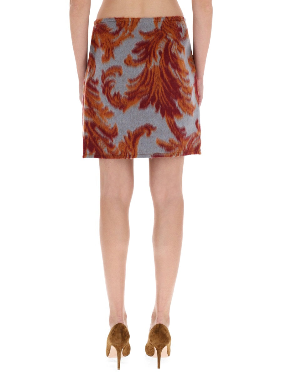 ETRO Chic Multicolour Mini Skirt