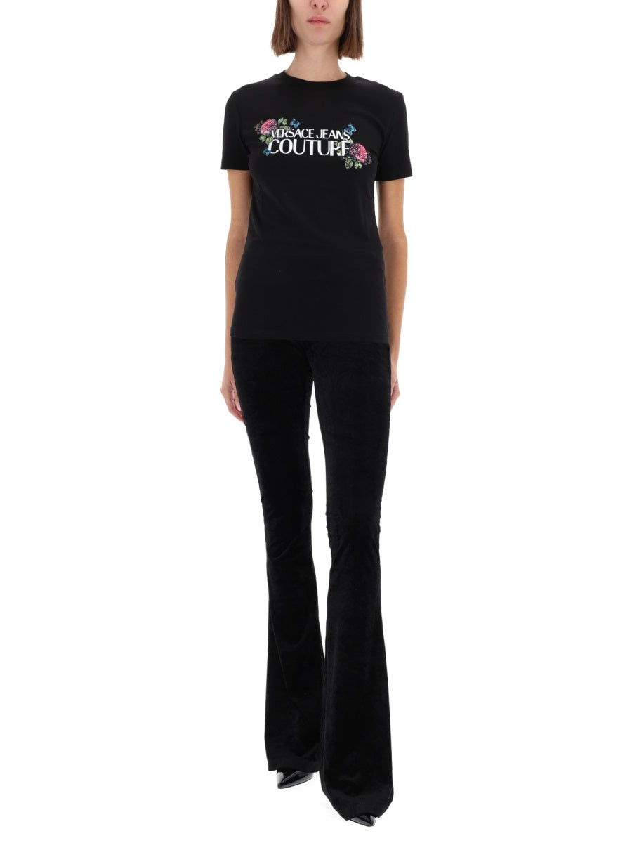 VERSACE JEANS COUTURE Chic Women's T-Shirt for FW25