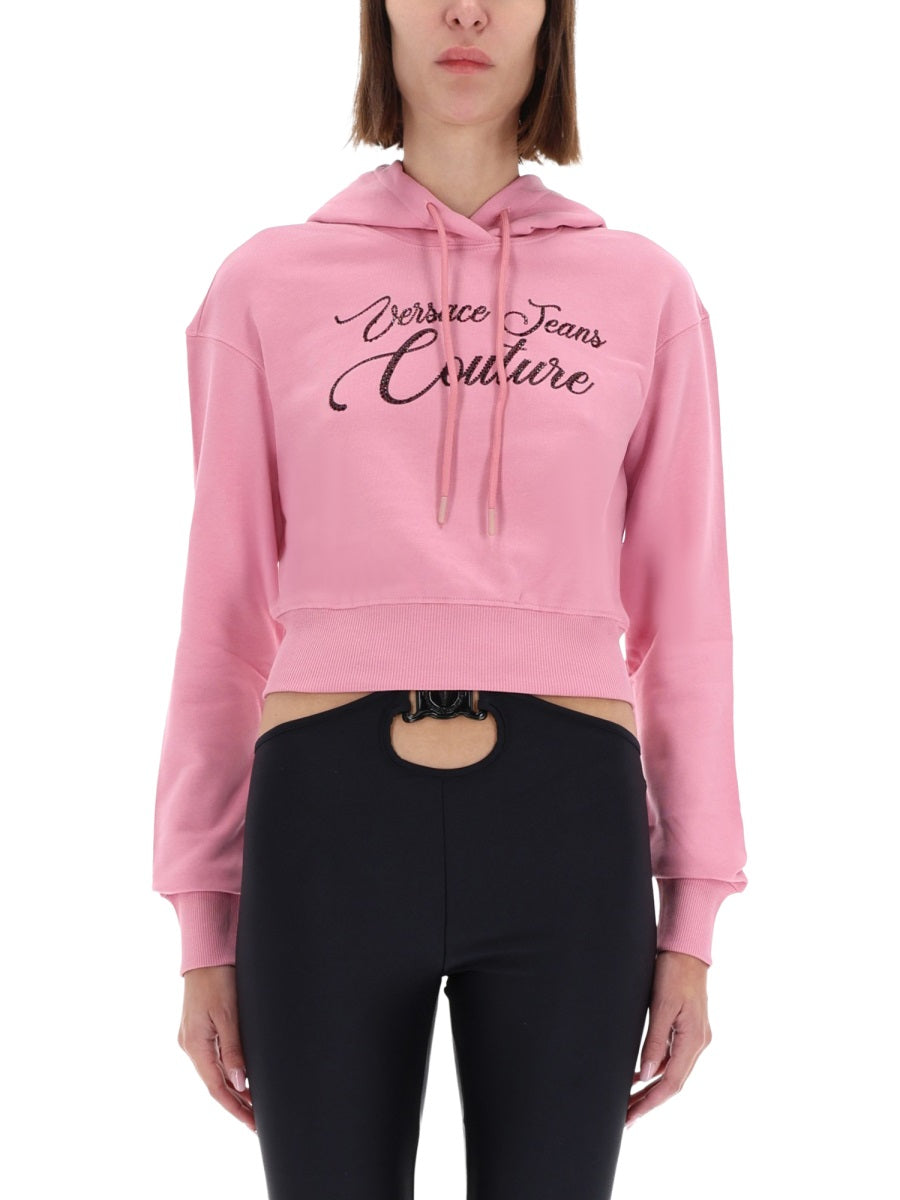 VERSACE JEANS COUTURE Cozy Sweatshirt for Women - FW25 Collection