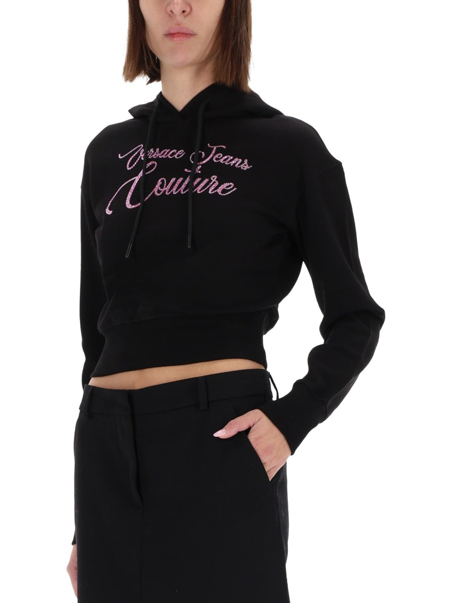VERSACE JEANS COUTURE Stylish Sweatshirt for Women - FW25 Collection