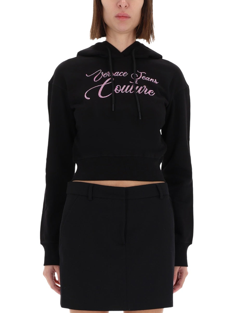 VERSACE JEANS COUTURE Stylish Sweatshirt for Women - FW25 Collection
