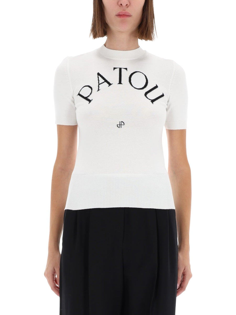 PATOU Elegant Women’s Knit Sweater - FW25 Collection