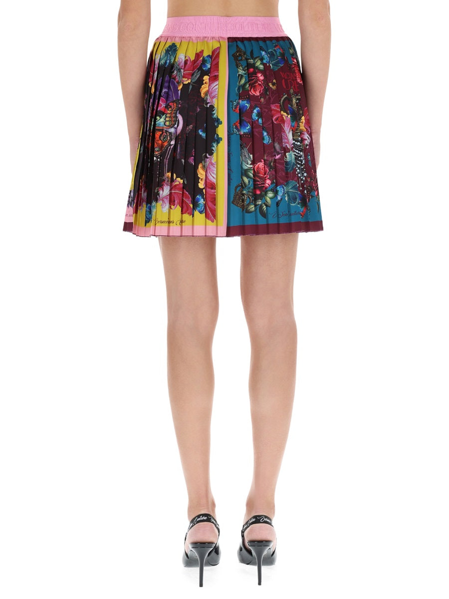 VERSACE JEANS COUTURE Mini Skirt for Women - FW25 Collection