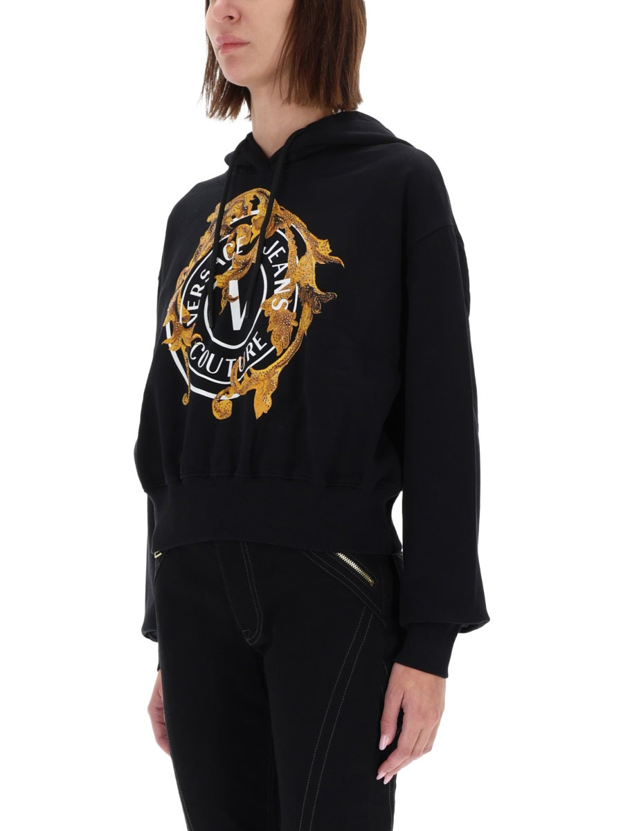 VERSACE JEANS COUTURE Chic Women's Sweatshirt for FW25 Season
