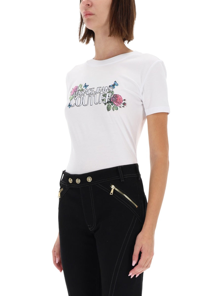 VERSACE JEANS COUTURE Chic Women's T-Shirt - FW25 Season