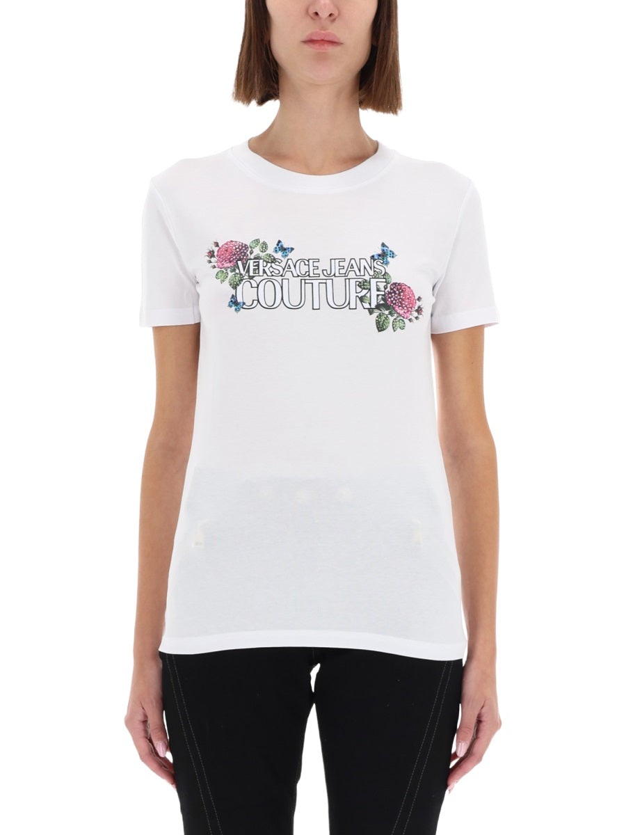 VERSACE JEANS COUTURE Chic Women's T-Shirt - FW25 Season