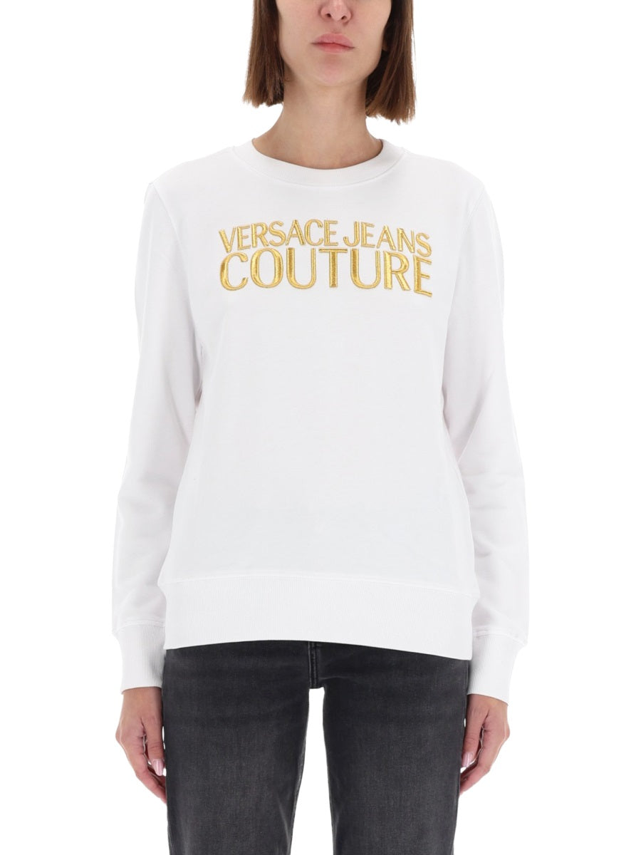VERSACE JEANS COUTURE Stylish Women's Mini Sweatshirt for FW25