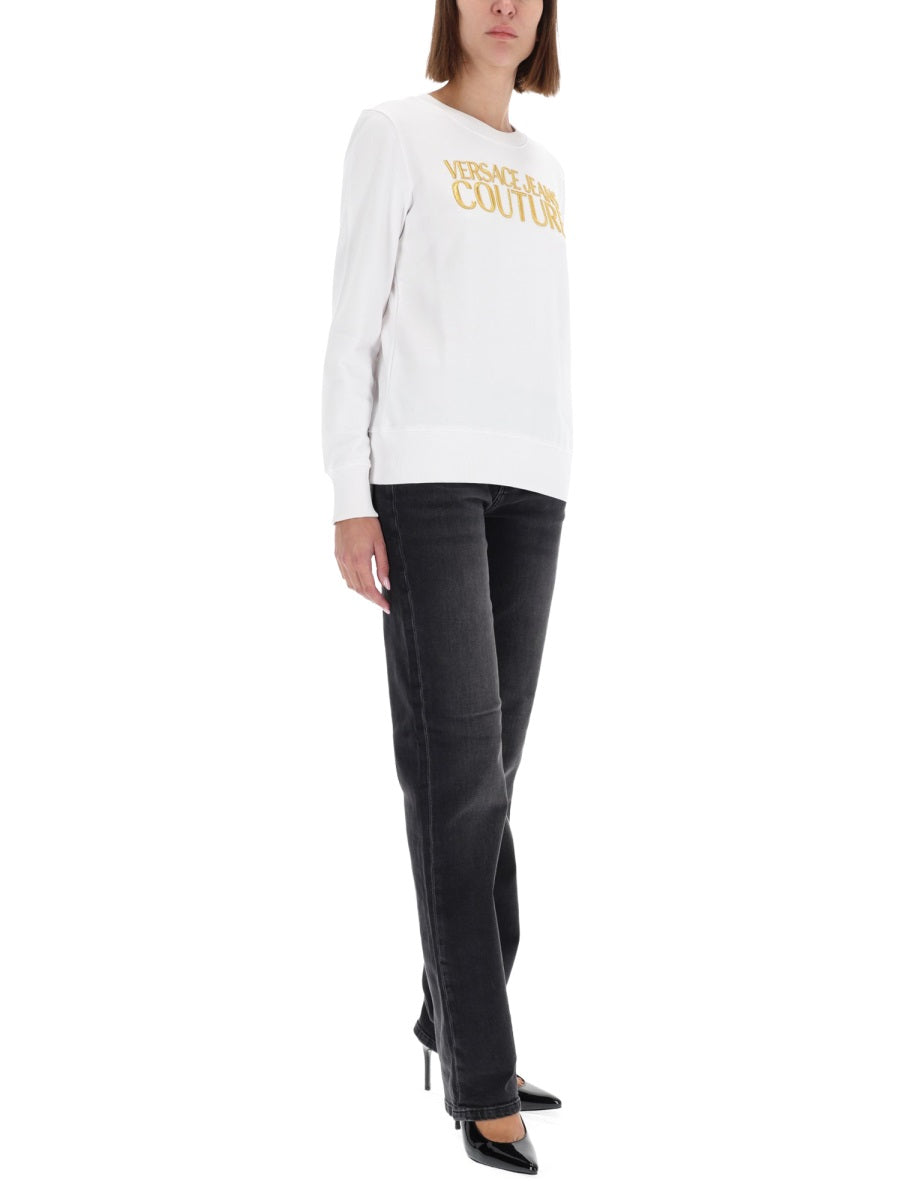 VERSACE JEANS COUTURE Stylish Women's Mini Sweatshirt for FW25