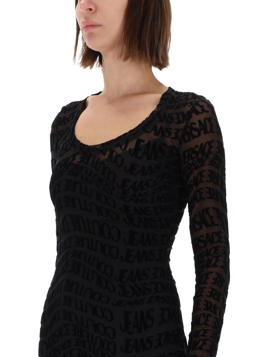 VERSACE JEANS COUTURE Chic Mini Dress for Fall 2025