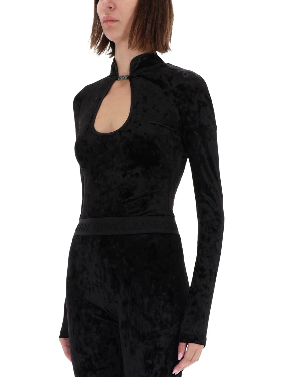 VERSACE JEANS COUTURE Women's Luxe Italian Mini Top for FW25