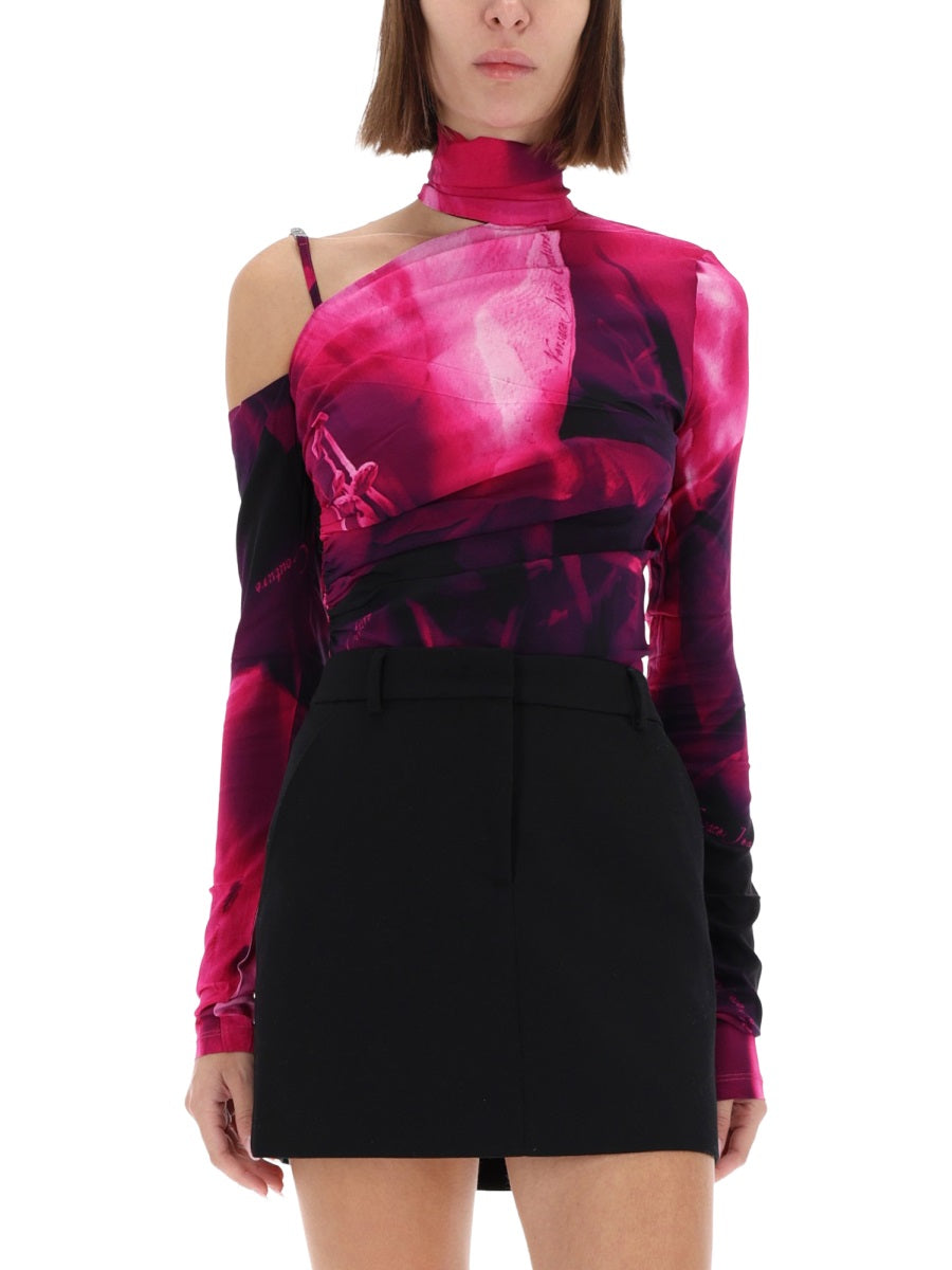 VERSACE JEANS COUTURE Chic Mini Top - Women's Fashion Essentials for FW25