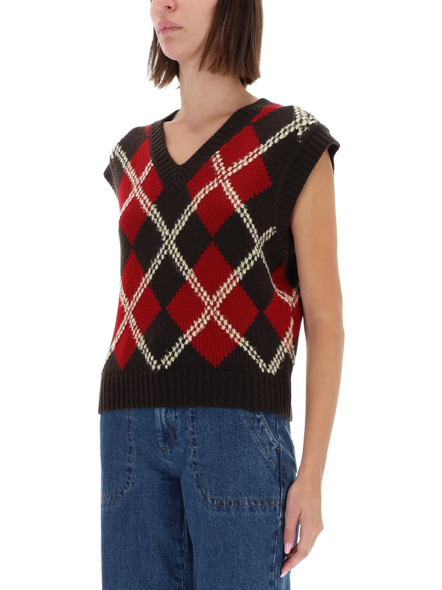 GUEST IN RESIDENCE Luxurious Wool and Cashmere Blend Vest for Women