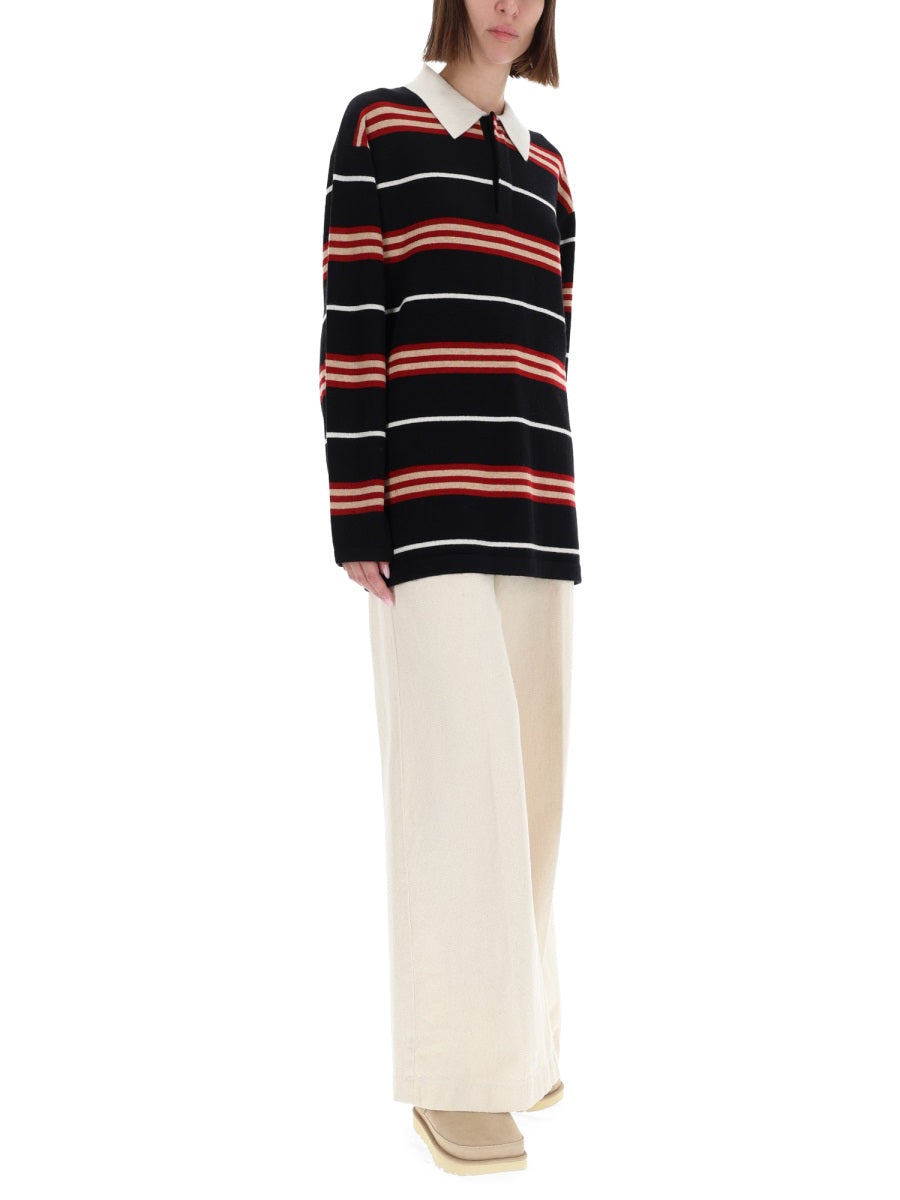 GUEST IN RESIDENCE Chic Layered Mock Neck Top