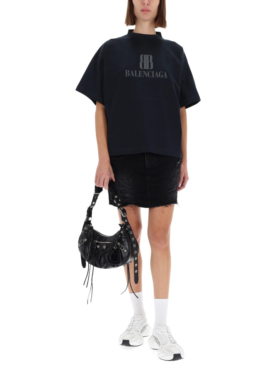 BALENCIAGA Classic Logo T-Shirt for Women - Size 1