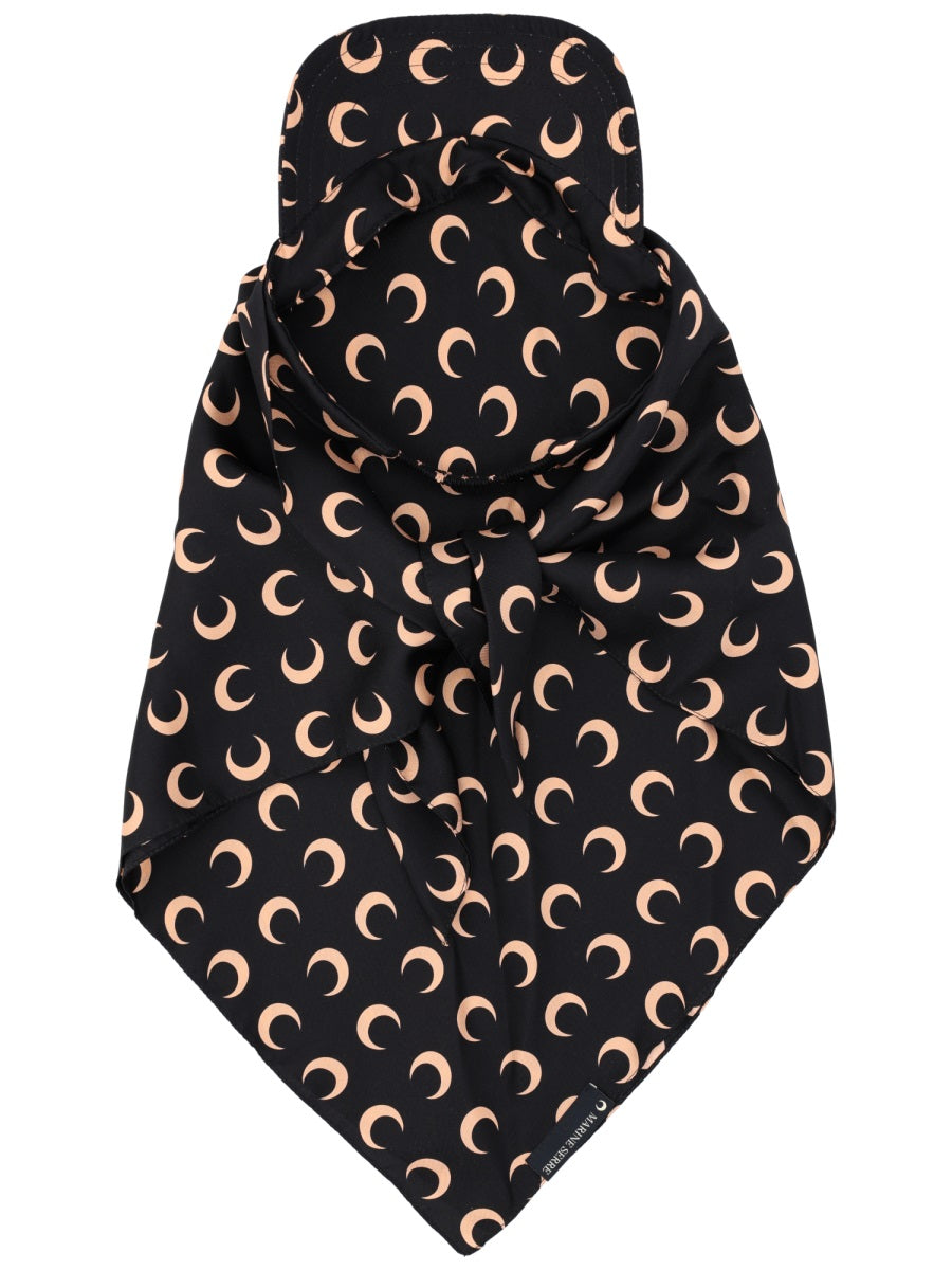 MARINE SERRE Silk Mini Hat - Women's FW25 Collection