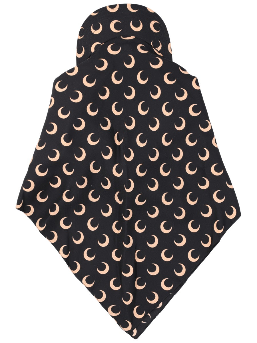 MARINE SERRE Silk Mini Hat - Women's FW25 Collection