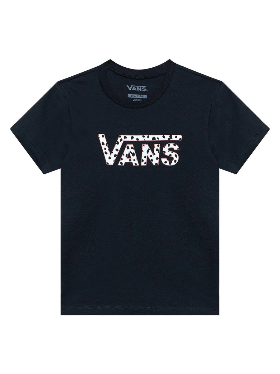 VANS Mini Dalmation V Crew Logo T-Shirt