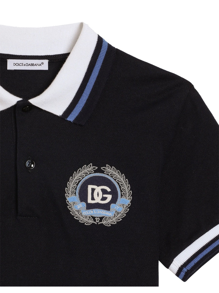 DOLCE & GABBANA Mini Polo Shirt for Boys