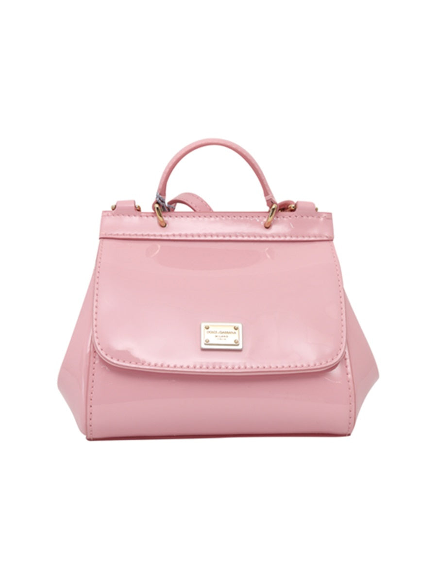 DOLCE & GABBANA Mini Patent Crossbody Bag for Girls