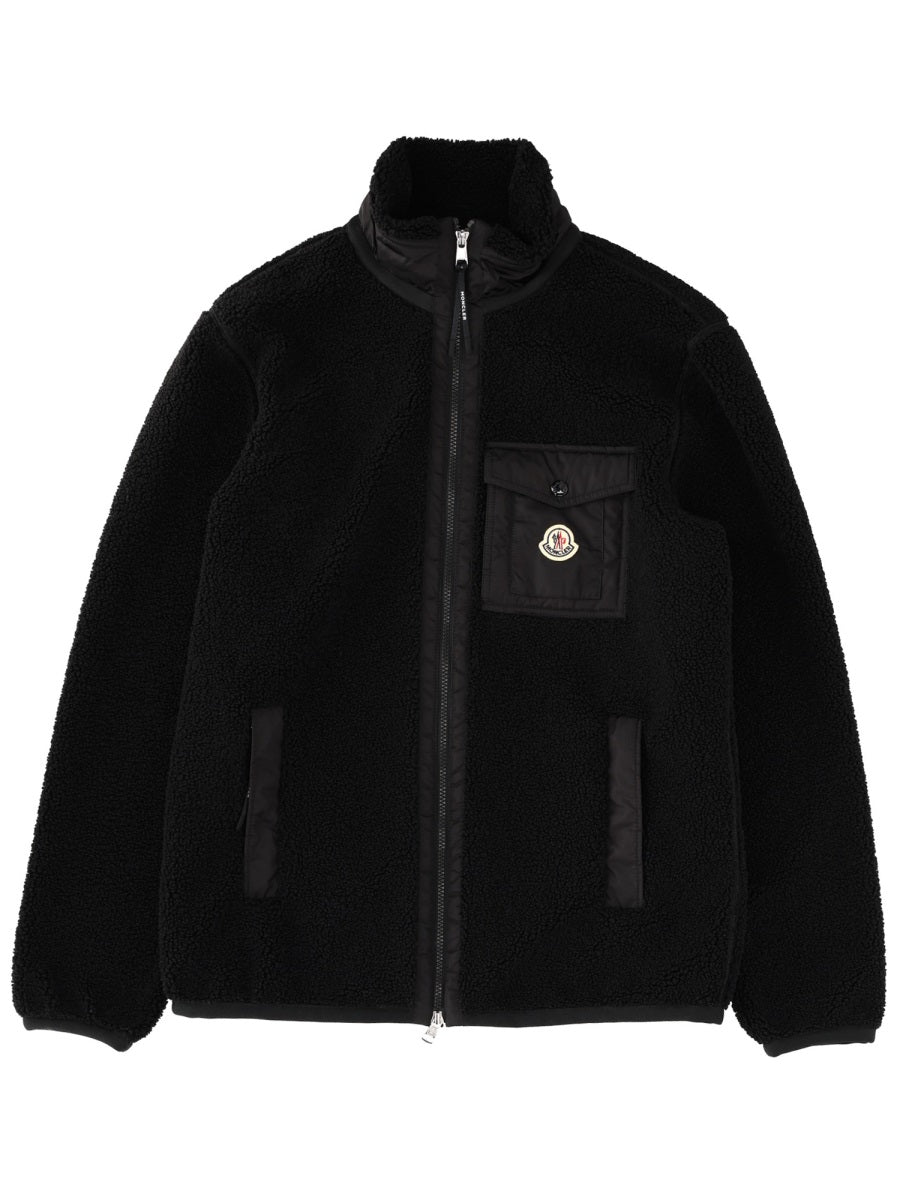MONCLER Men's Loose Fit Teddy Sweatshirt