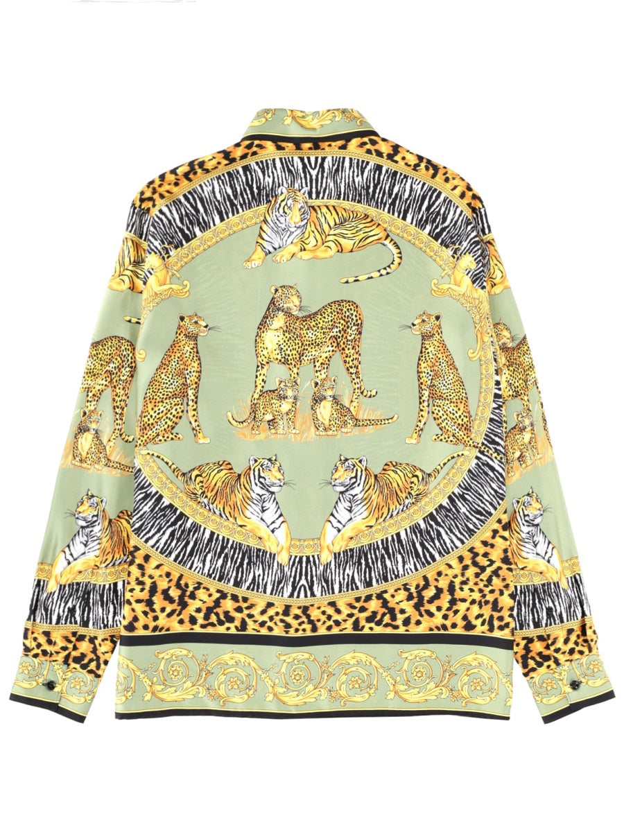 VERSACE Men's Multicolour Printed Shirt