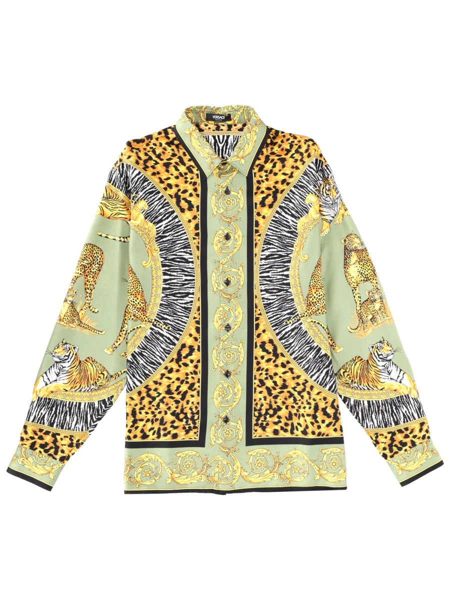 VERSACE Men's Multicolour Printed Shirt