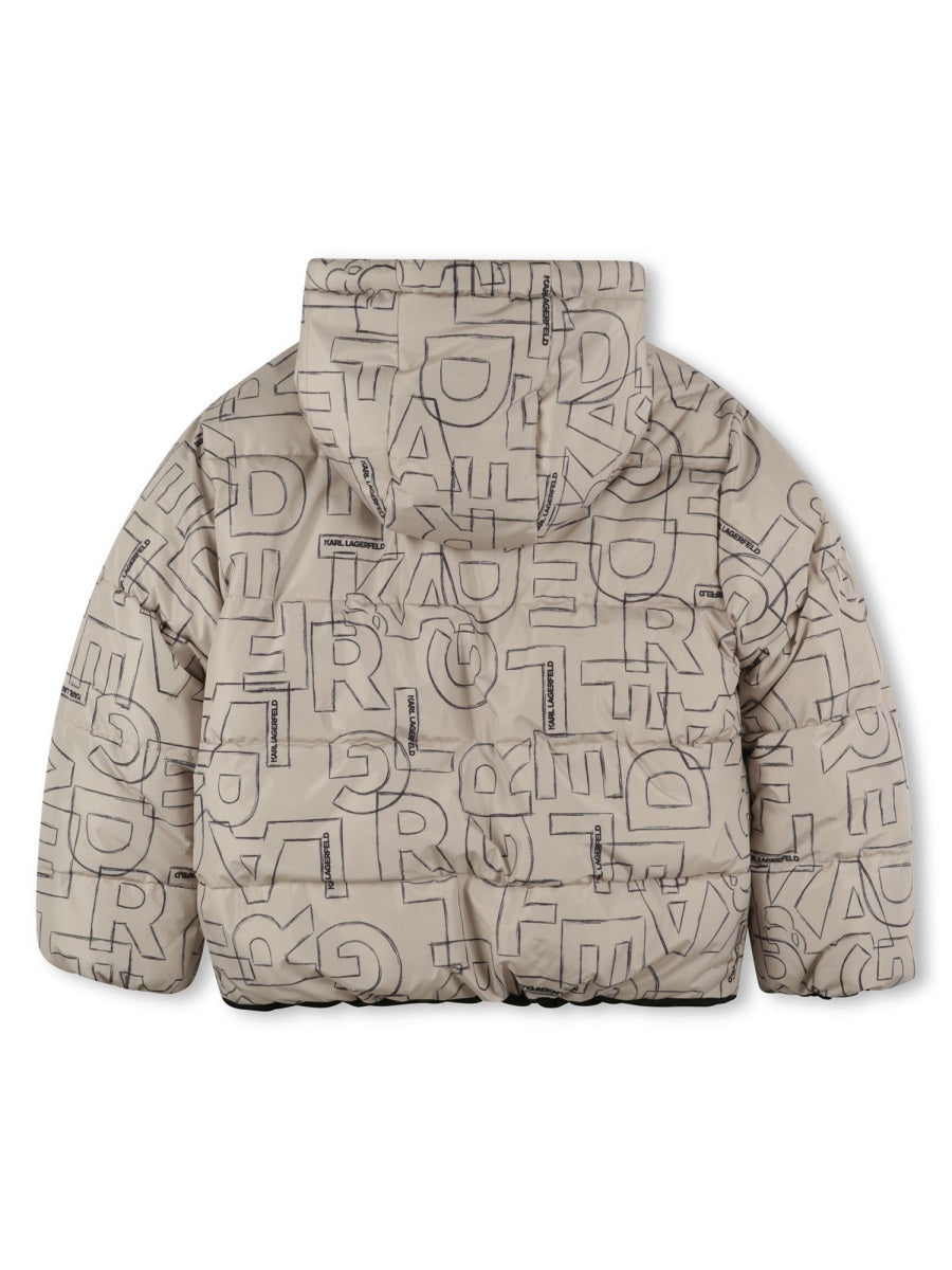 KARL LAGERFELD Reversible Down Jacket for Boys - Fall/Winter Collection