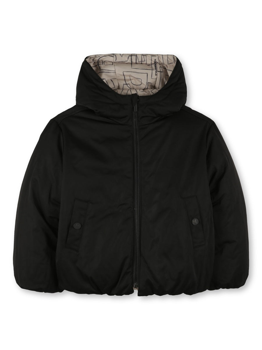 KARL LAGERFELD Reversible Down Jacket for Boys - Fall/Winter Collection