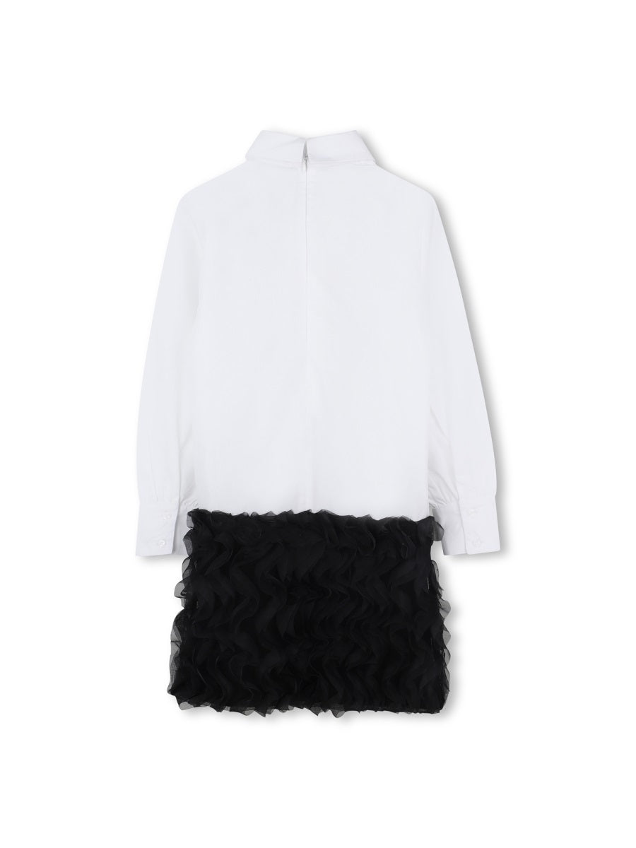 KARL LAGERFELD Girls' Cotton Mini Dress
