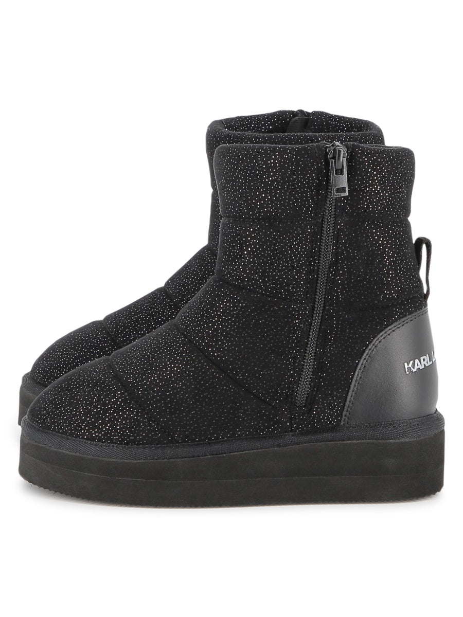 KARL LAGERFELD Girls' Mini Footwear Adventure Boots