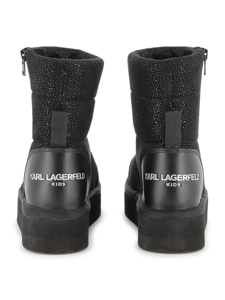 KARL LAGERFELD Girls' Mini Footwear Adventure Boots