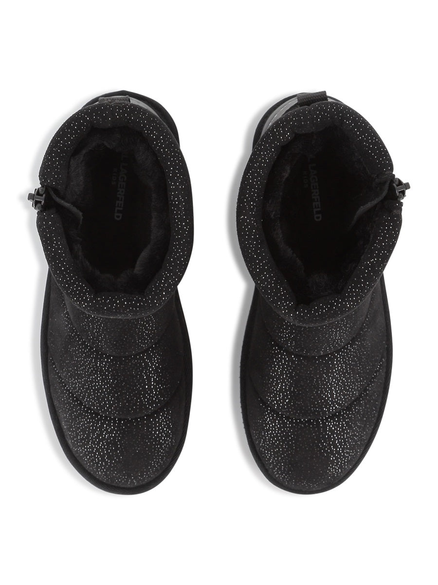 KARL LAGERFELD Girls' Mini Footwear Adventure Boots
