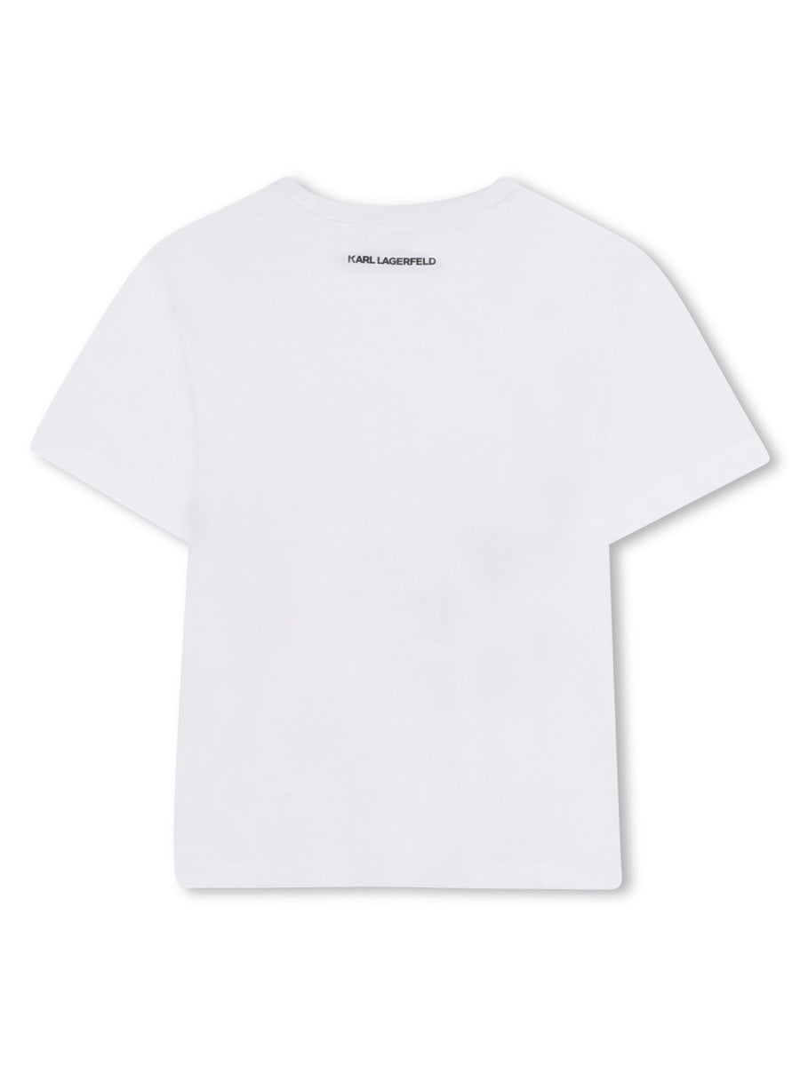KARL LAGERFELD Unisex Kids Logo T-Shirt