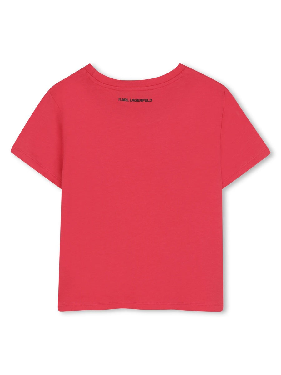 KARL LAGERFELD Logo T-Shirt for Girls
