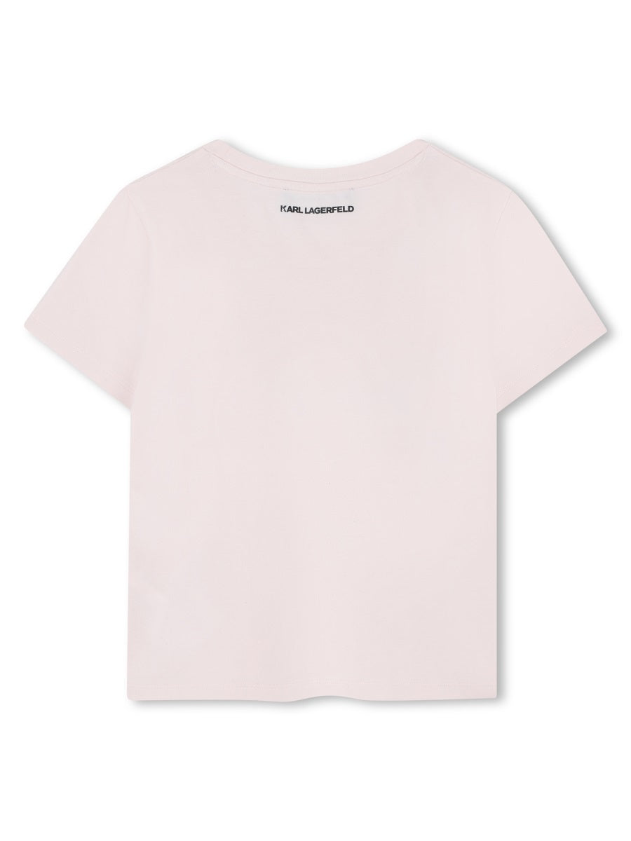 KARL LAGERFELD Logo T-Shirt for Girls - FW25