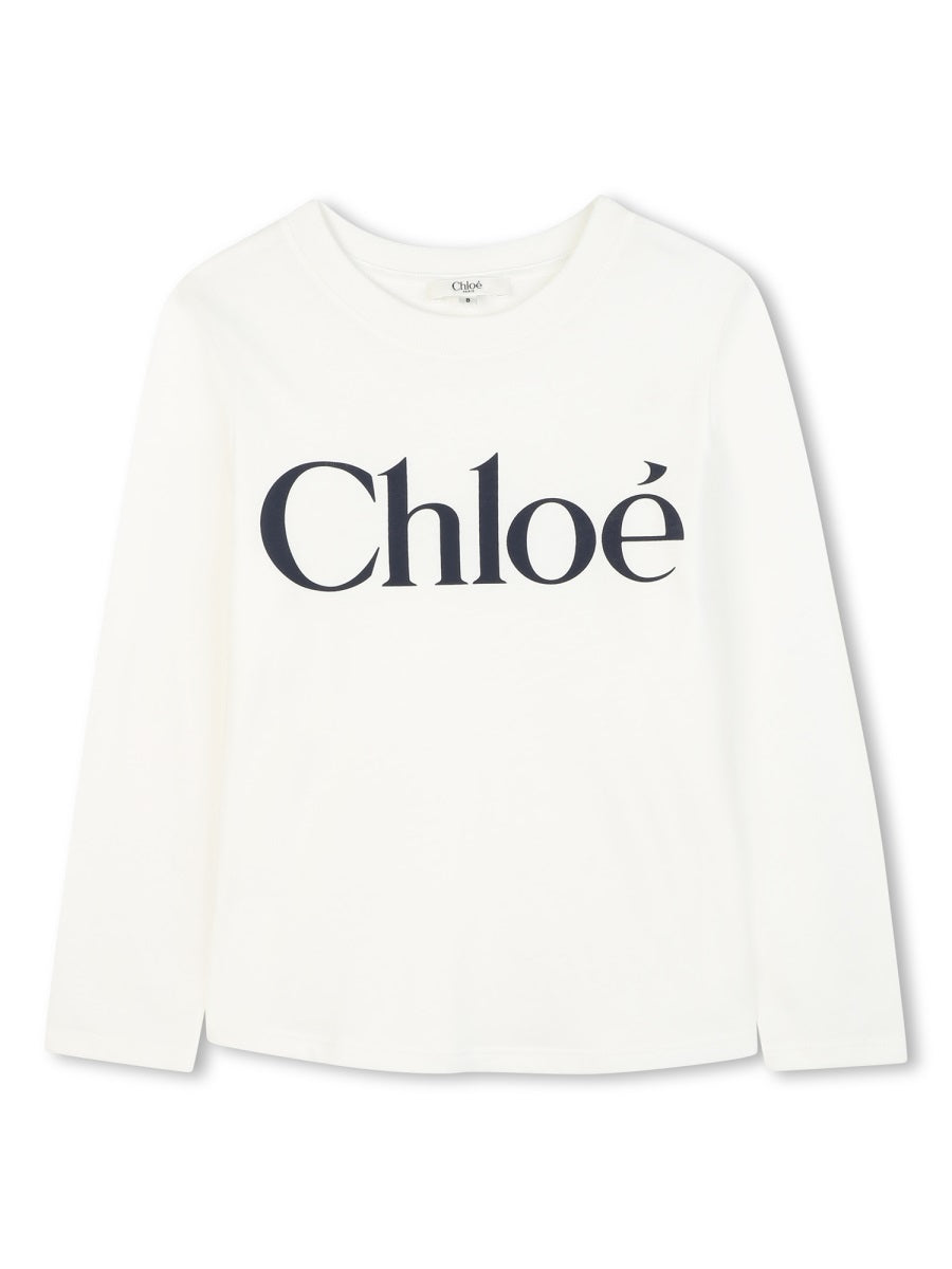 CHLOÉ Girls' Logo T-Shirt - FW25