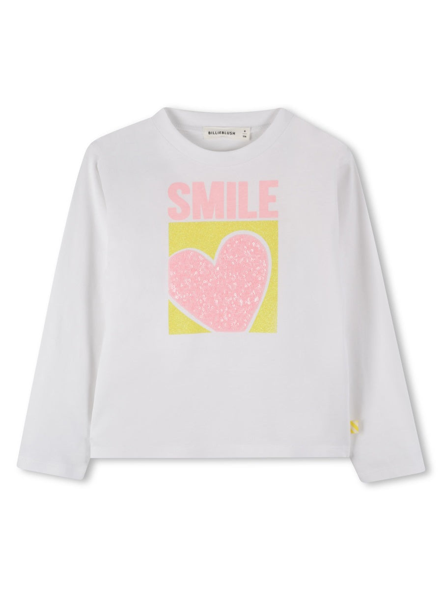 BILLIEBLUSH Heart Smile Mini T-Shirt for Girls