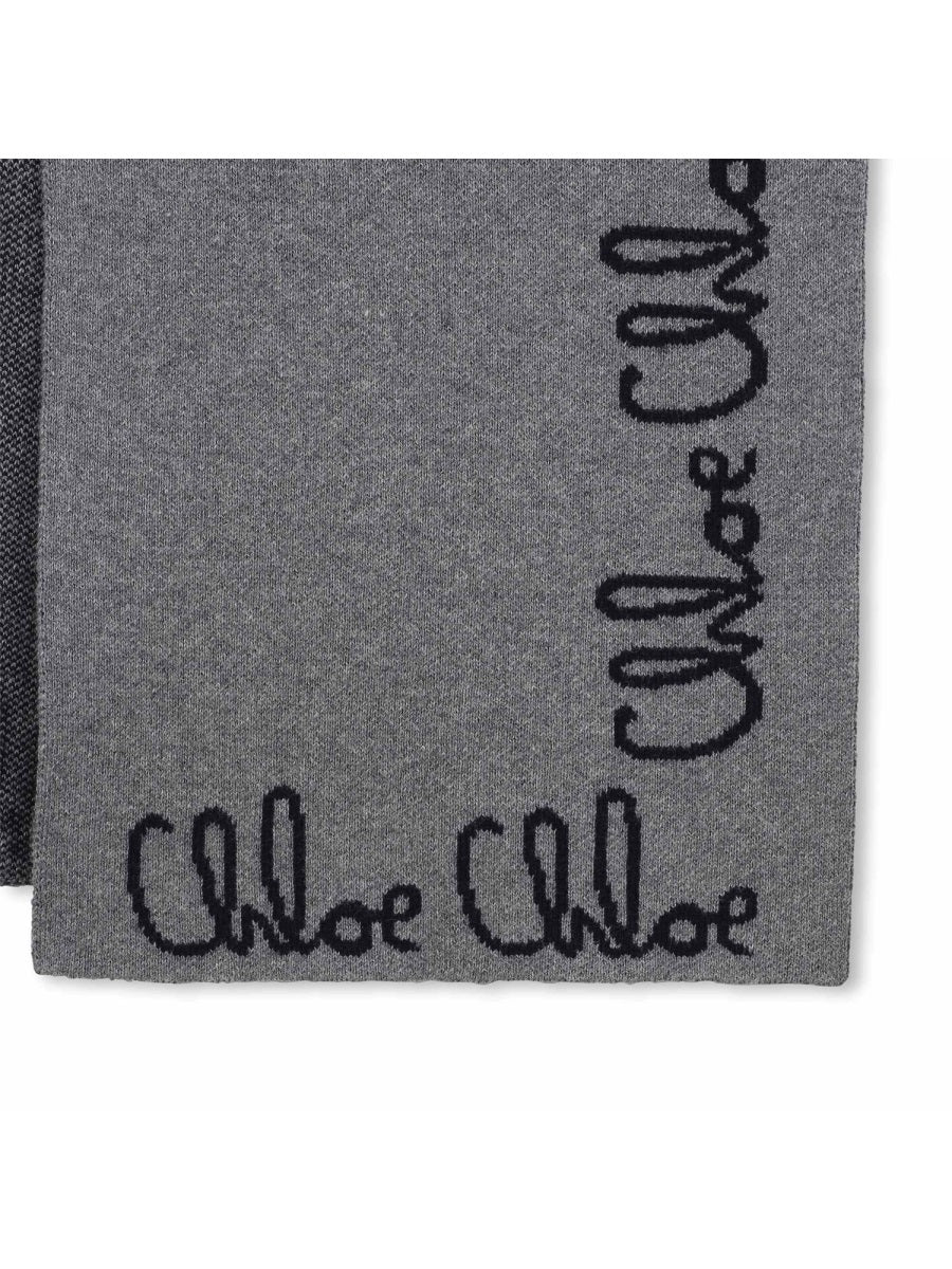 CHLOÉ Logo Scarf for Girls - FW25