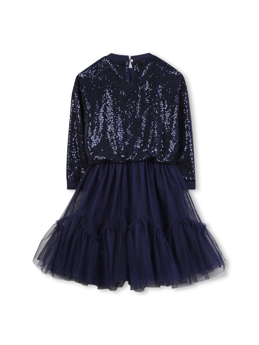 BILLIEBLUSH Girls' Sequined Mini Dress