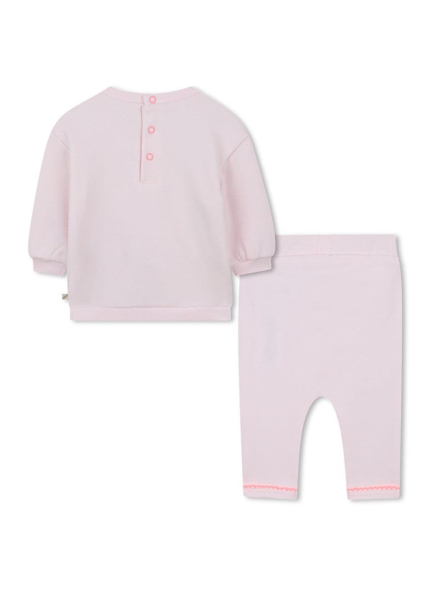 BILLIEBLUSH Mini Girls' Stylish Sweatshirt and Pants Set