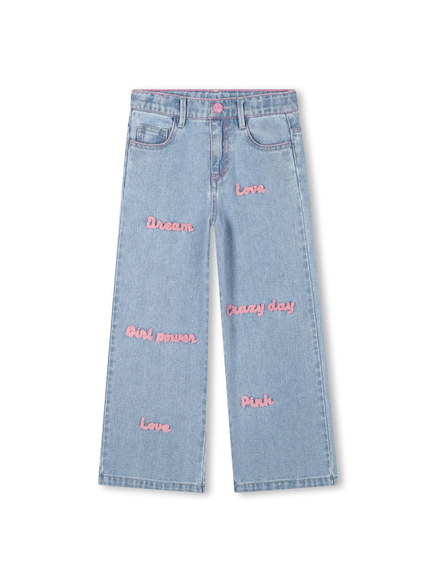 BILLIEBLUSH Girls' Fashionable Jean Pants - FW25 Collection