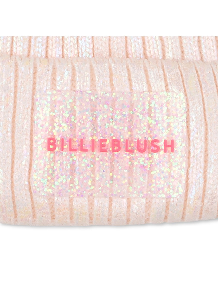 BILLIEBLUSH Girls' Logo Knit Beanie - FW25 Collection